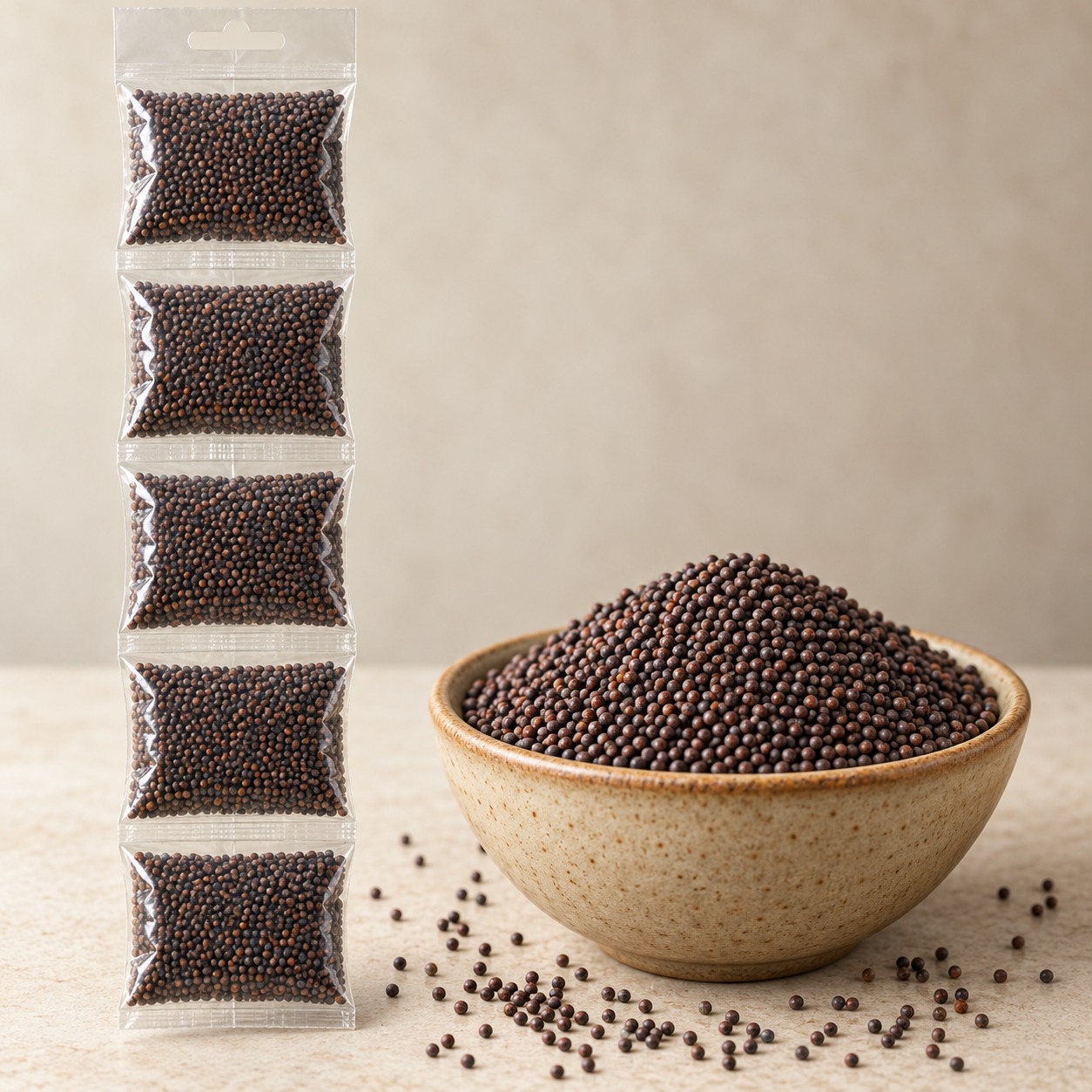 Rai (Mustard Seeds) — Hanging Strip Pouches