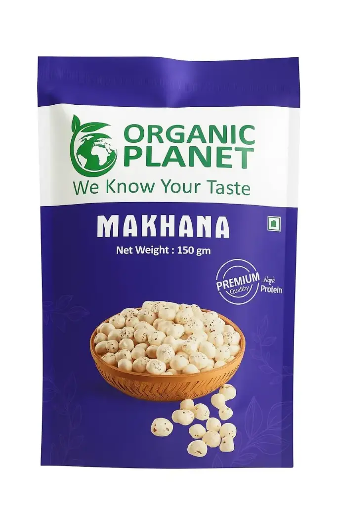 Organic Planet Makhana 250 gram Pouch | Fox Nut
