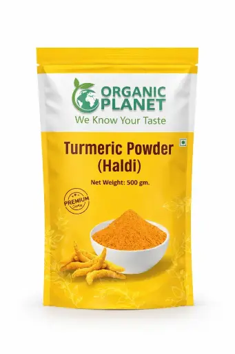 Organic Planet Premium Turmeric Powder (Haldi) – Pure & Natural
