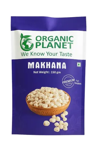 Organic Planet Makhana 250 gram Pouch | Fox Nut